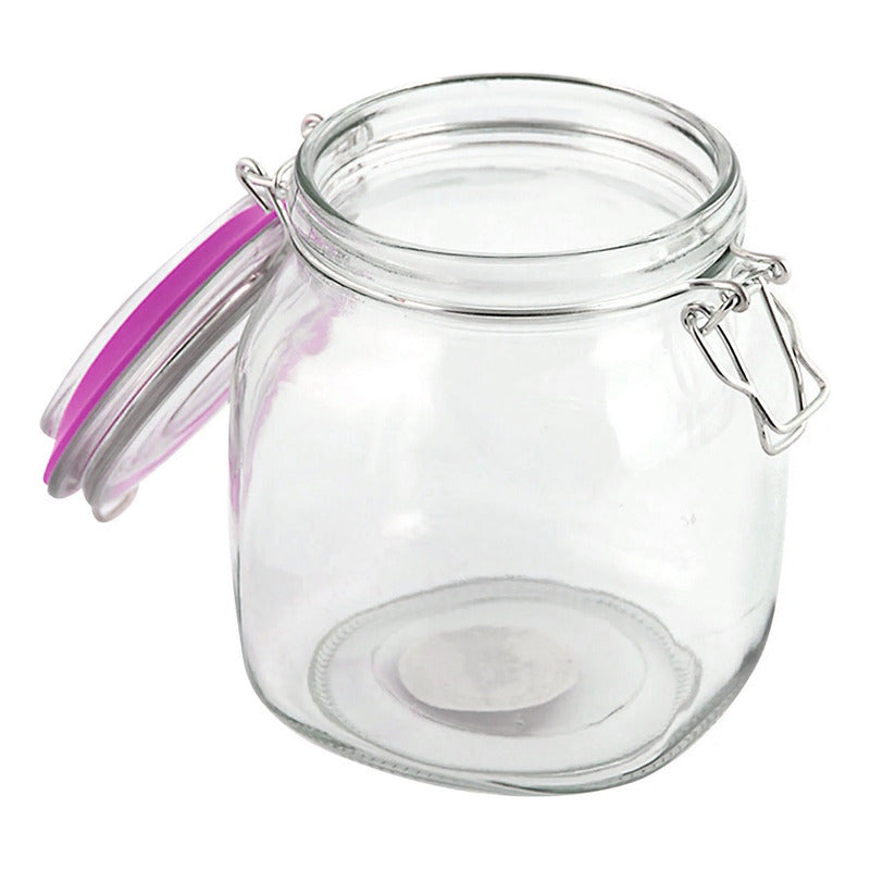 Frasco Hermético 750 Ml Contenedor Vidrio Keep
