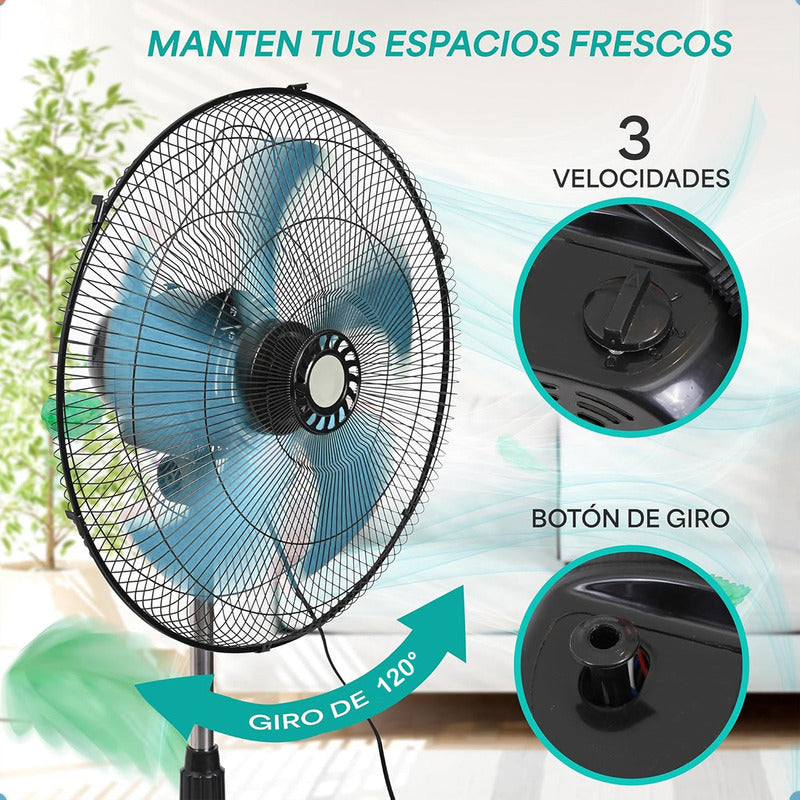 Mini Ventilador Metalico Ventilador De Pedestal Ventiladores