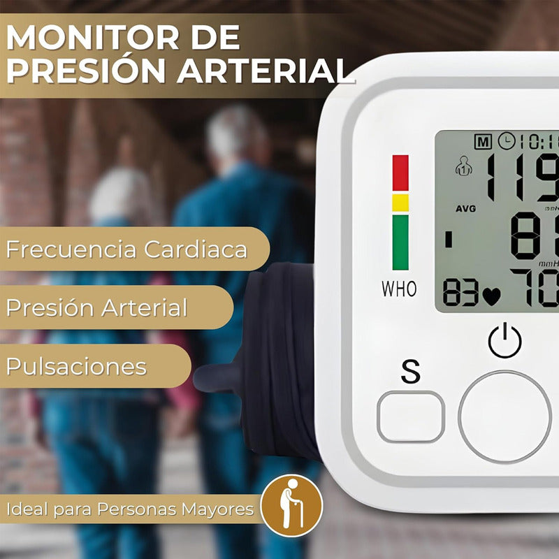 Tensiometro De Brazo Digital Tomador De Presion Digital Tens