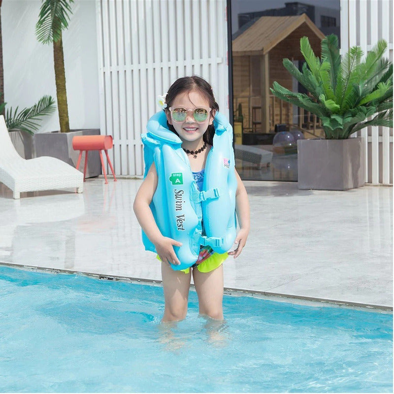Flotador Niño Flotador Niña Chaleco Inflable Para Piscinas M