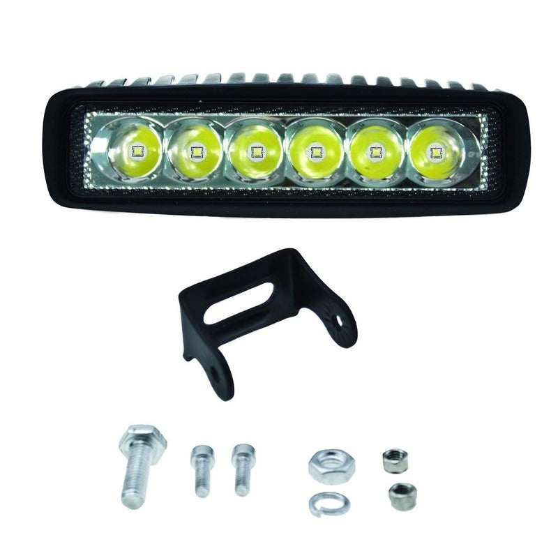 Pack X4 Focos Led Para Autos Barra Led 4x4 Neblinero