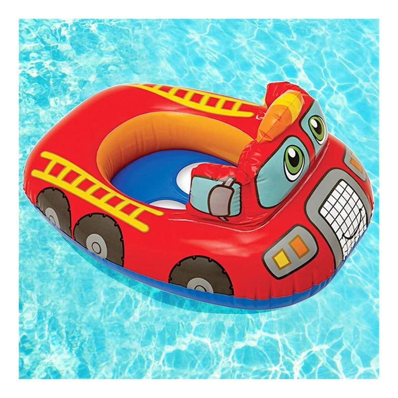 Flotador Para Niños Flotadores Piscina Camión De Bombero