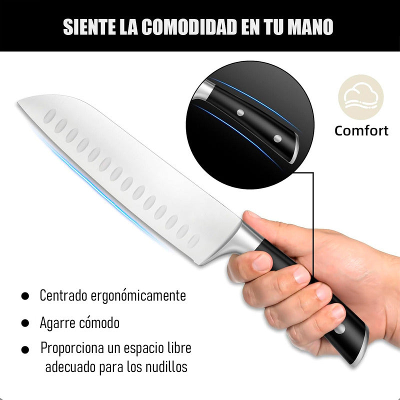 Cuchillo Chef Profesional Cuchillo Santoku Cuchillo Cocina Arcashopping Cuchillo De Cocina Cuchillo Cocina Cuchillos Chef Cuchillo Carnicero Profesional Santoku