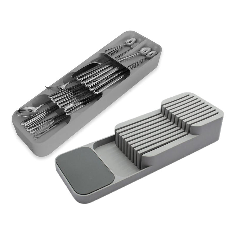 Pack X2 Organizador Cubierto Cuchillo Organizador De Servici