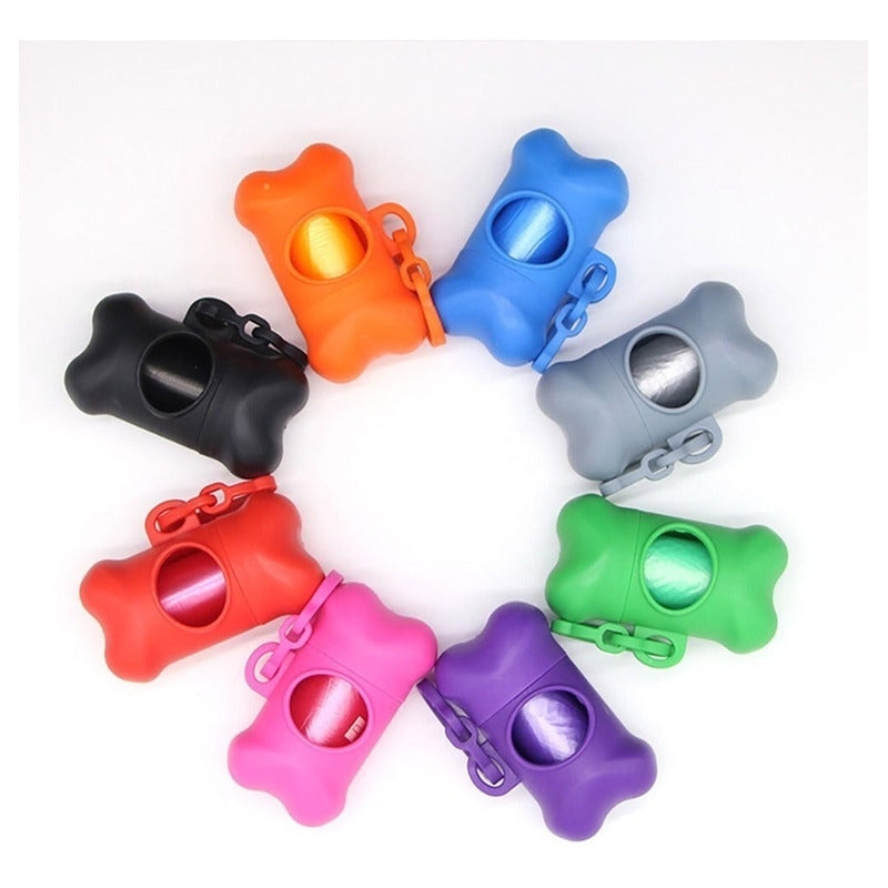 Pack Porta Bolsas Para Desechos Perros Bolsa Caca Mascotas