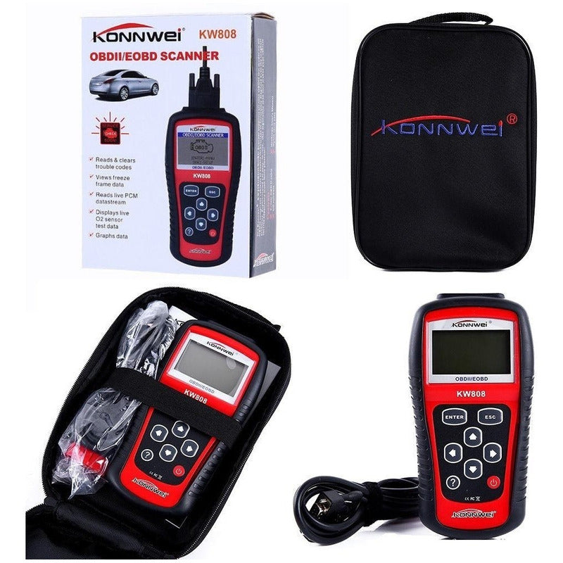 Scanner Auto Automotriz Obd2 Obdii Konnwei Kw808 Automotriz