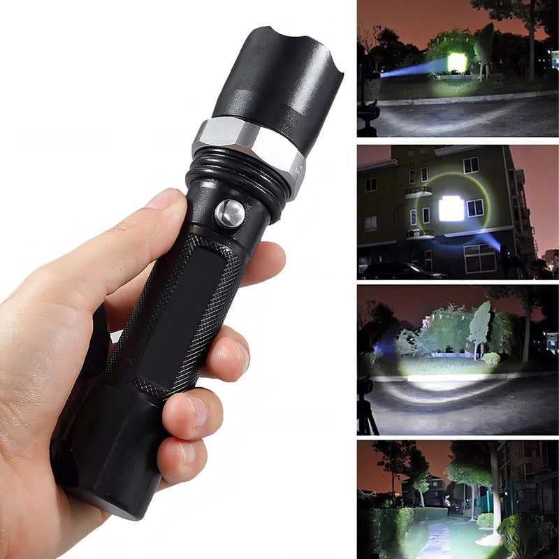 Linterna Led Camping Linterna Tactica 18000 Lumens Camping Linterna Negro Luz Blanco