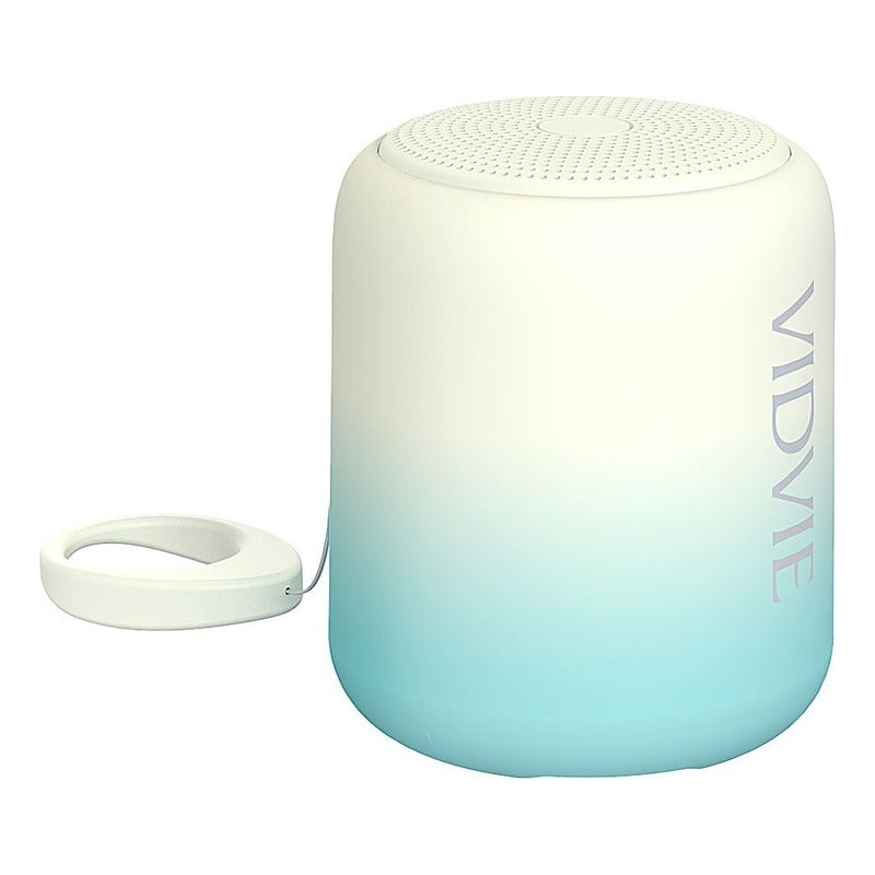 Parlante Bluetooth 5.0 Mini Parlante Vidvie Portatil Speaker Color Blanco