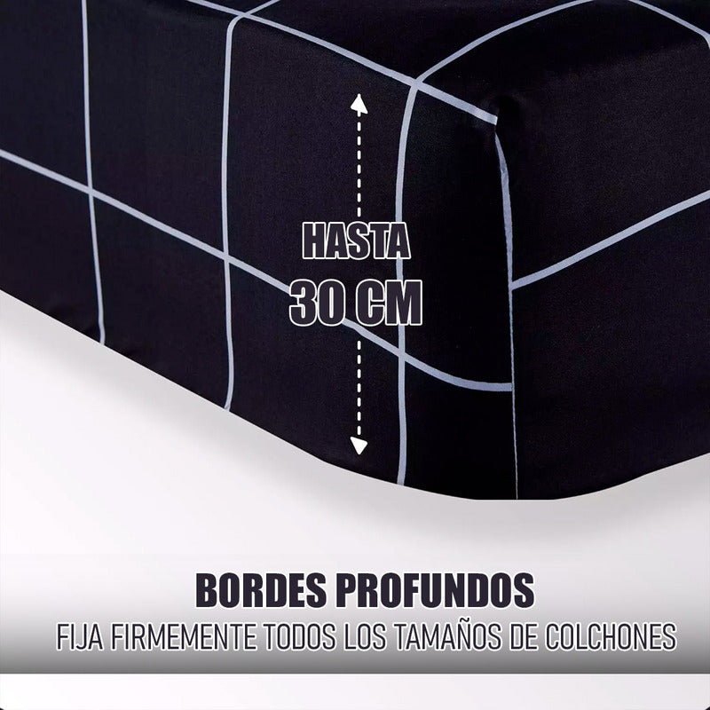 Juego De Sábanas Sabanas 2.5 Plazas Sabana Fundas Almohadas