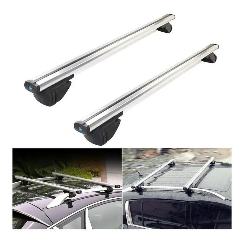 Barra Transversal Portaequipajes Auto Universal De Aluminio