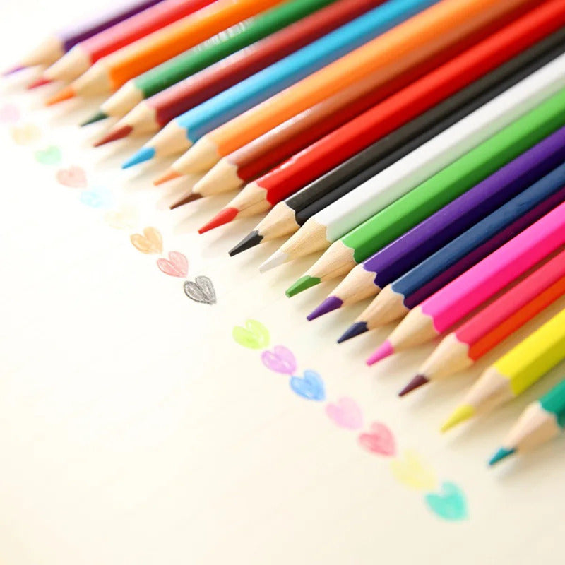 Set 24 Lapices De Colores Lapices De Dibujo Lápiz De Madera