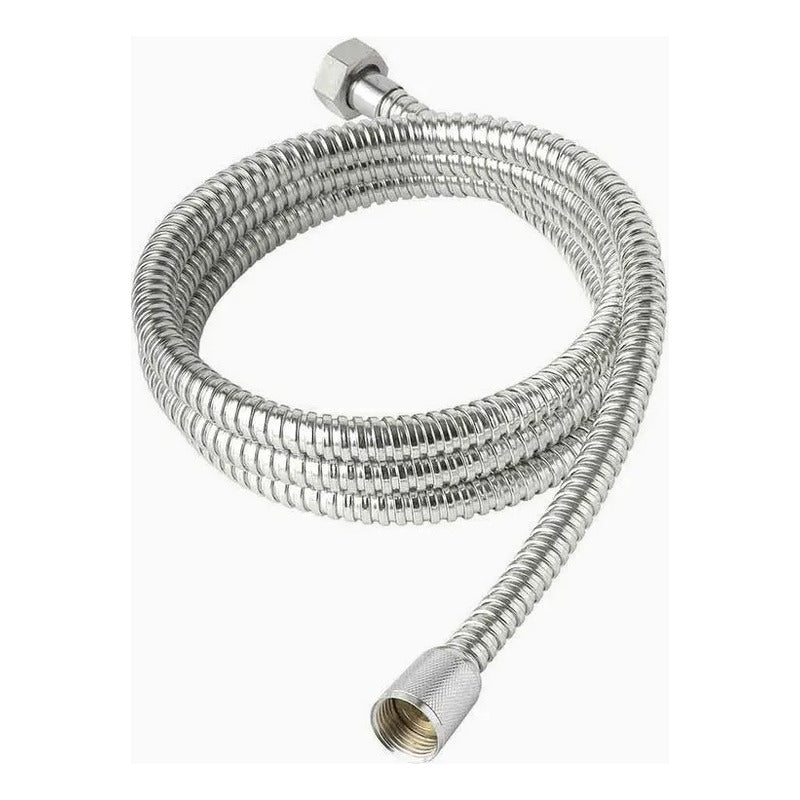 Manguera Flexible Para Ducha 1.5m Manguera Cromada Acero Ino