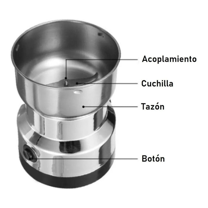 Cafetera Italiana 6 Tazas Cafetera + Molinillo Electrico