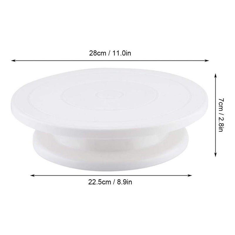 Plato Giratorio Torta Tortero Exhibidor Porta Torta Bases Para Tortas Base Arcashopping Base Giratoria Bailarina Giratoria 360 Para Torta Blanca 28cm