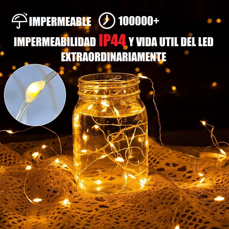 Guirnalda Alambre Hada Manguera Led Luces Navideñas Led 40m Arcashopping Luces De Navidad Exterior Luces Terraza Guirnalda Luces Exterior Guirnaldas Solares Jardin