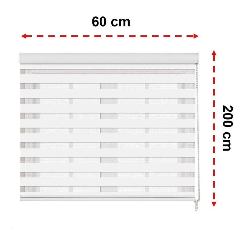 Cortinas Roller Dia Y Noche 60x200 Cortina Roller Duo Persia