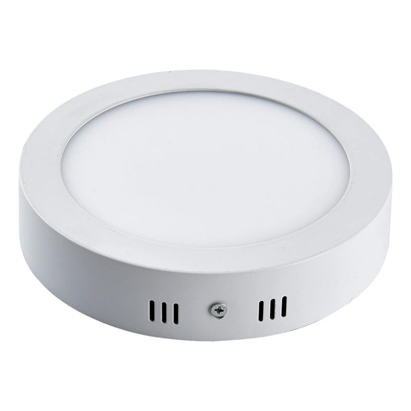 Pack X2 Foco Redondo Foco Led Sobrepuesto 12w Lamparas Techo