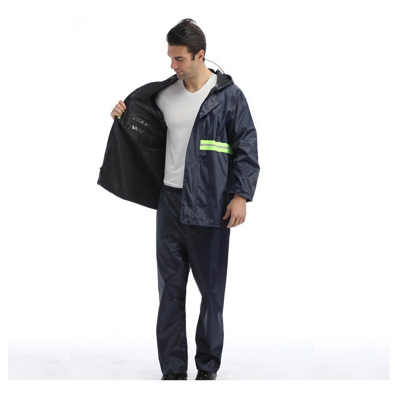 Traje Lluvia Impermeable Trajes De Agua Impermeable 2 Pcs