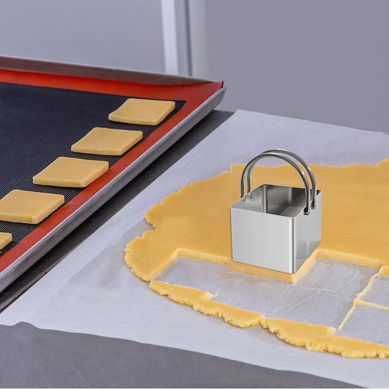 Cortador De Galleta Molde Cortador Masa De Galletas Cuadrado