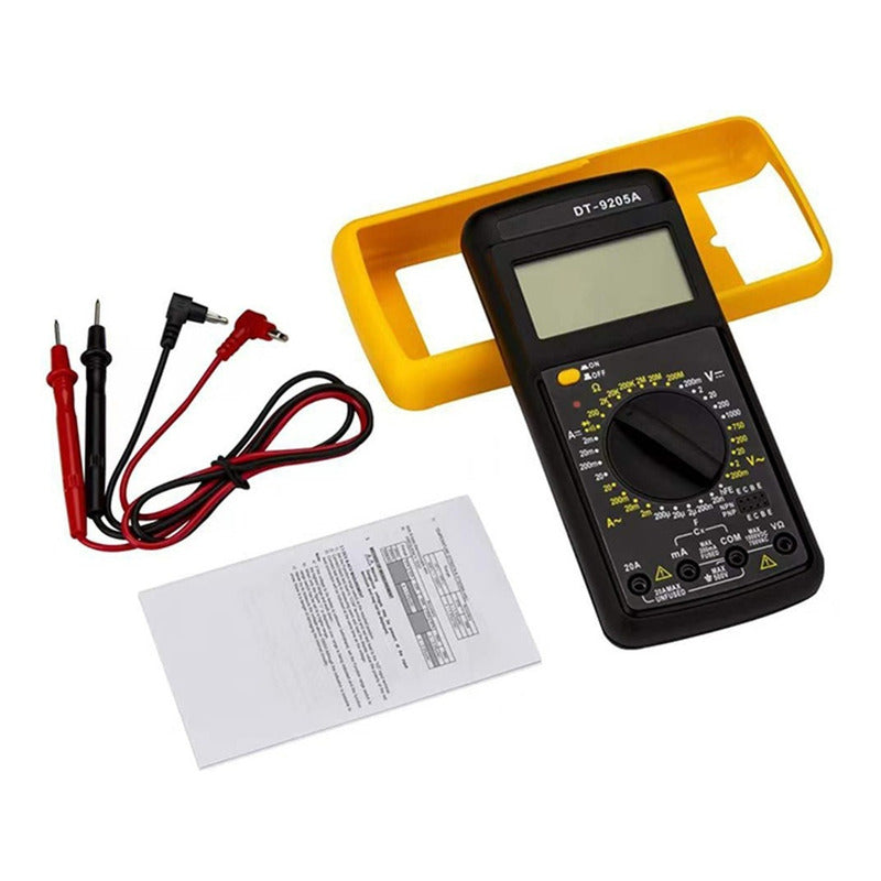 Tester Electrico Digital Multimetro Dt-9205a Multitester Aut