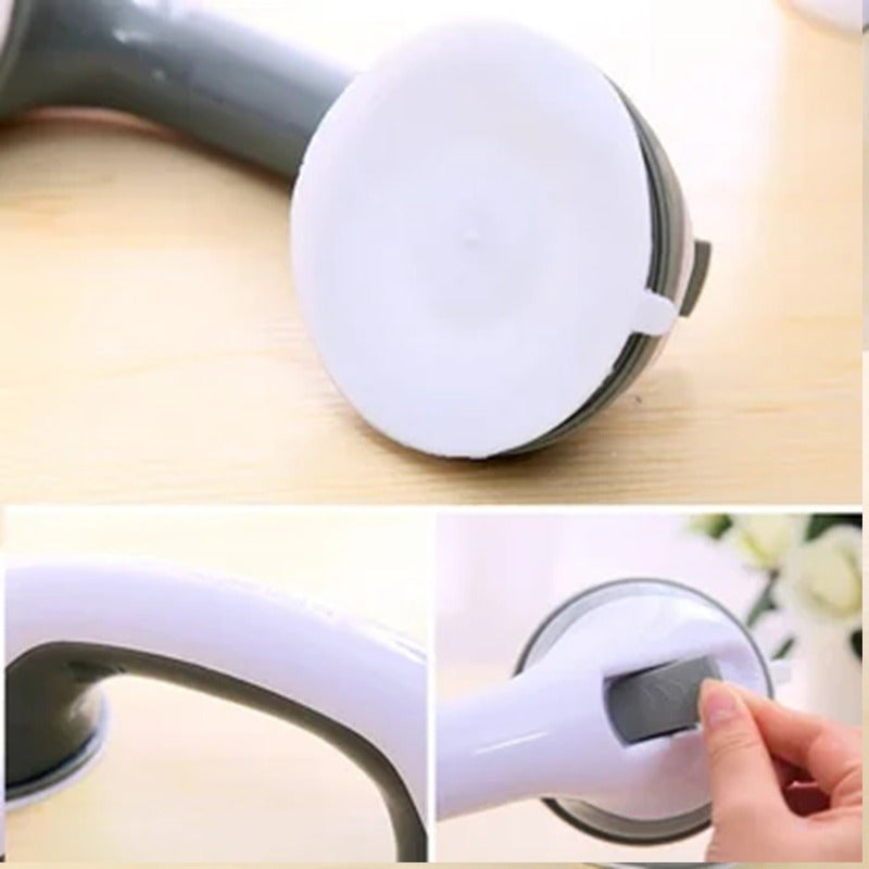 Agarradera Antideslizante Para Baño Barras De Seguridad Duch Color Blanco/gris