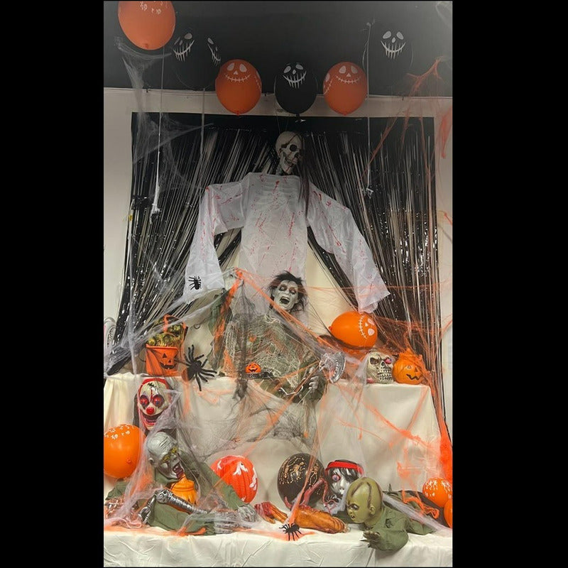 Monstruo Calavera Halloween Adorno Halloween Con Sonido