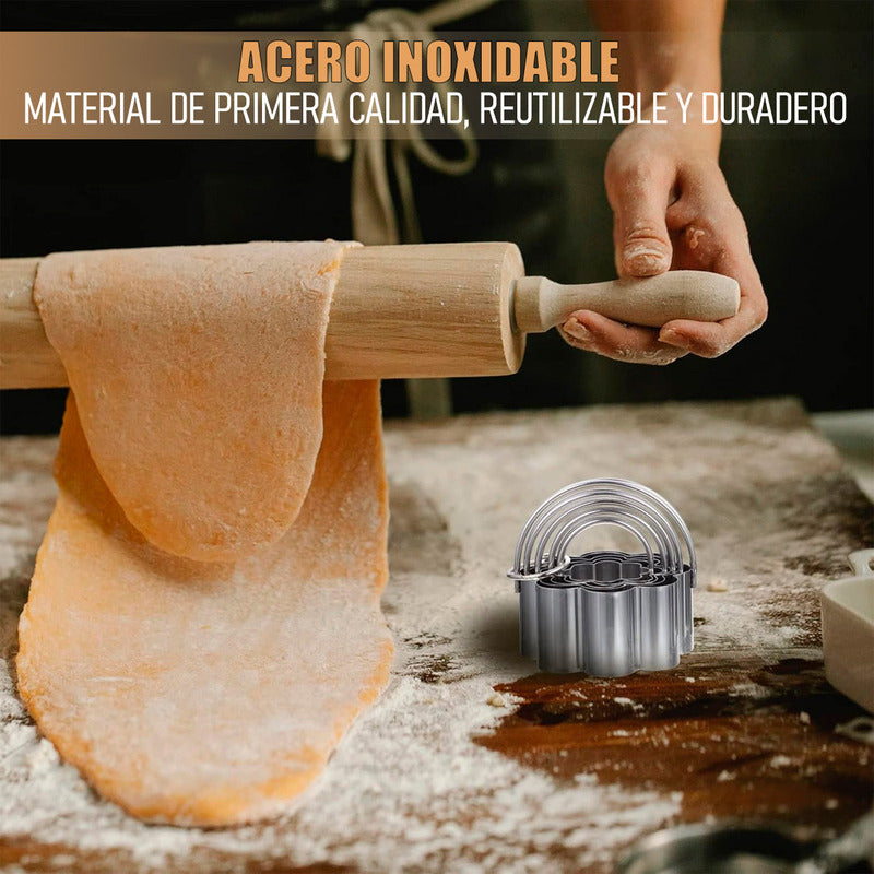 Cortador De Galleta Molde Cortador Masa De Galletas Cuadrado