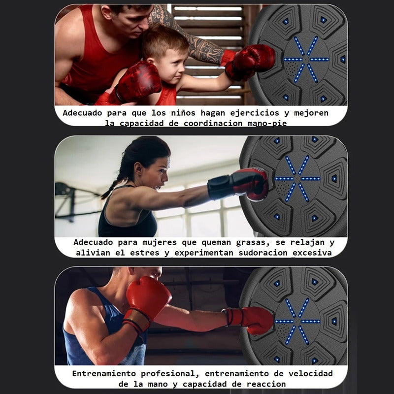 Maquina Boxeo Inteligente Objetivo Musical Maquina Bluetooth