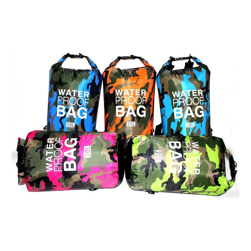 Bolso Seco Impermeable Mochila Camping 5 Litros Waterproof