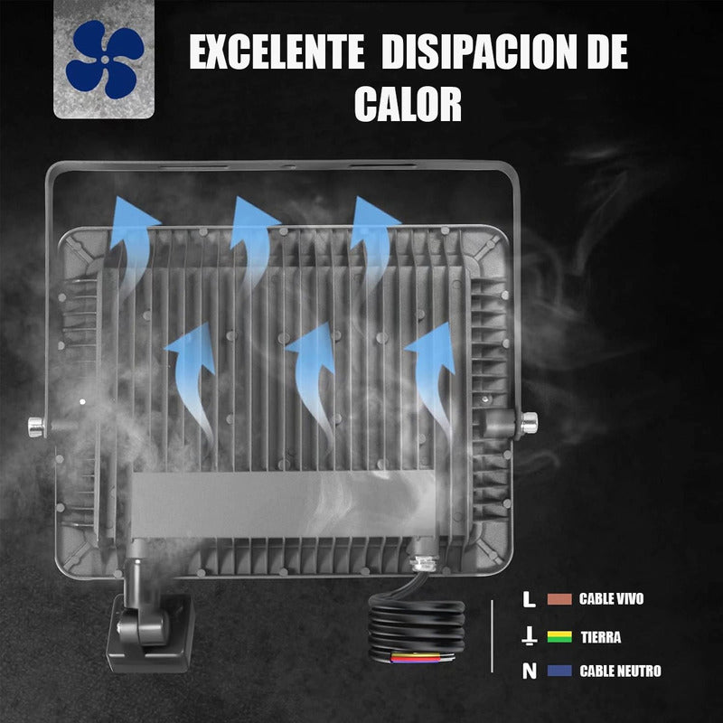 Reflector Foco Led Sensor Movimiento Proyector Focos Led 50w Arcashopping Luminaria Led Exterior Focos Led 50 Watts Foco Led Sensor Movimiento Hogar Iluminacion De Exterior Foco Led 50w
