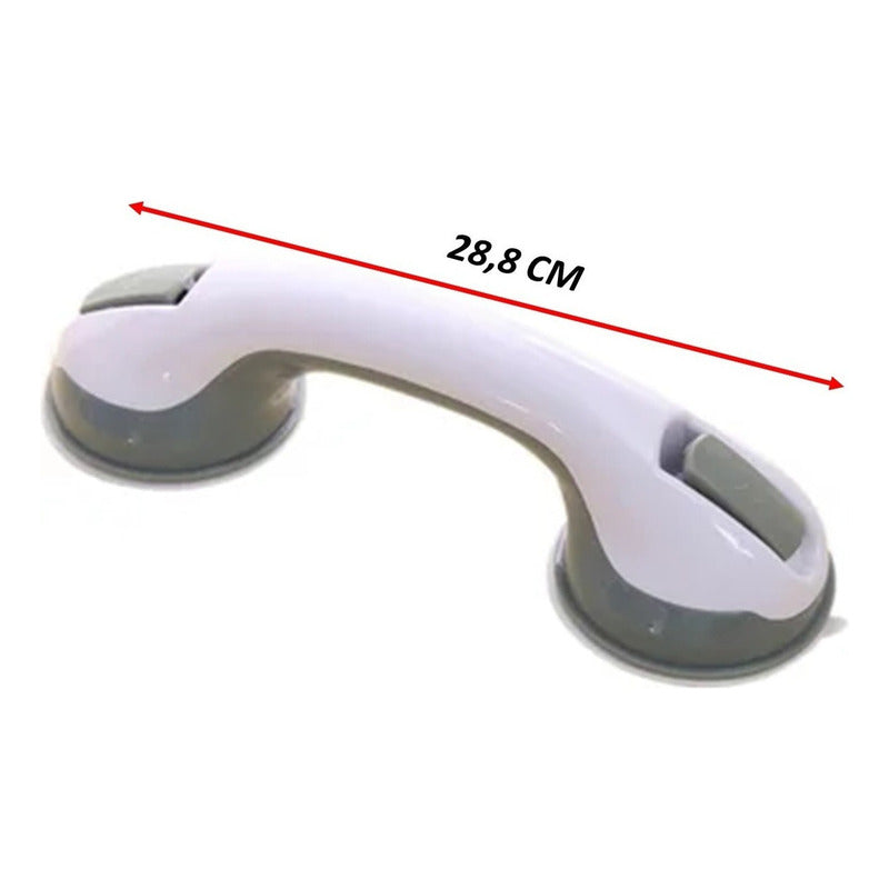 Agarradera Antideslizante Para Baño Barras De Seguridad Duch Color Blanco/gris