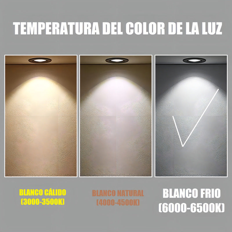 Pack X3 Lamparas Led Techo Foco 16w Lampara Dormitorio Blanco Frio Lampara De Techo Redonda Led Embutida Luz Fria Arcashopping Focos Led Embutidos Luz Fria Luces Led Foco Led 16w