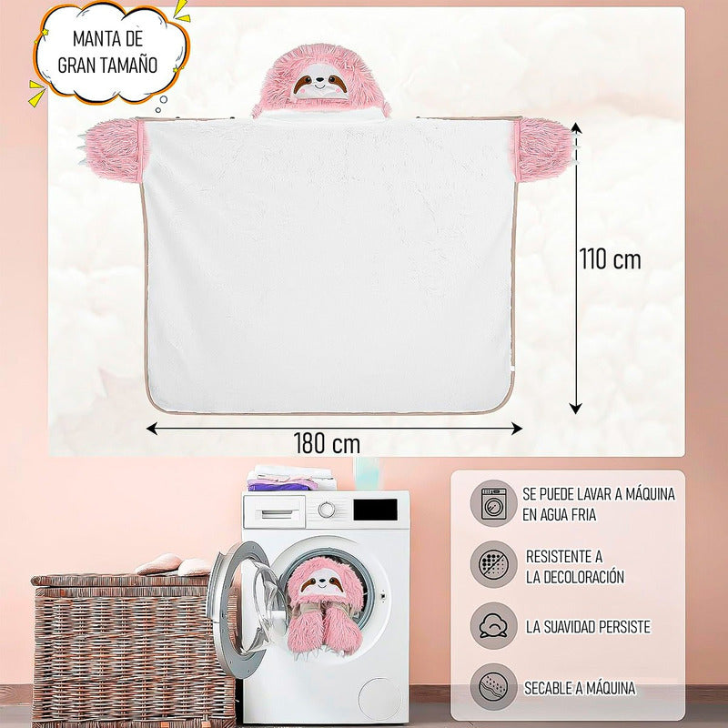 Poleron Chiporro Mujer Manta Polar Poleron Invierno Frazada