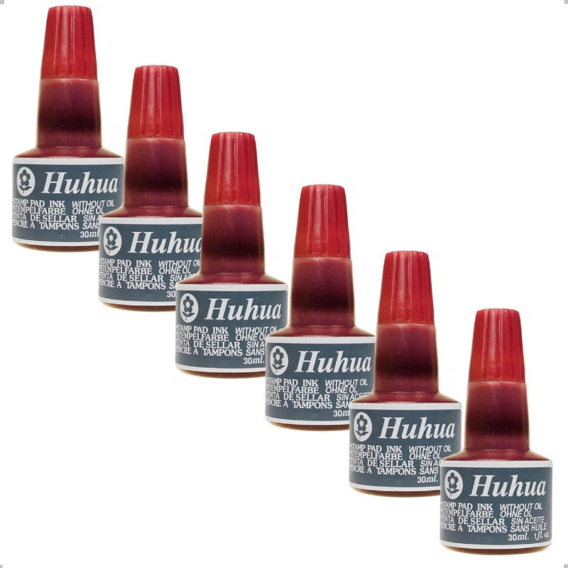 Pack X6 Tinta Timbres Manuales Tinta Para Sello Tinta Tampón