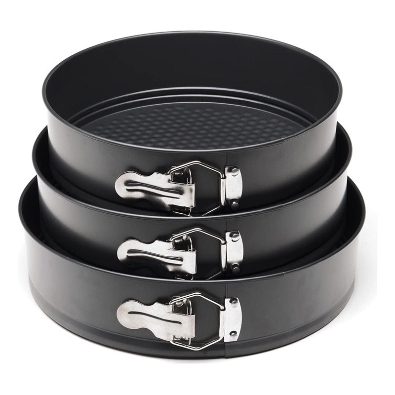 Set 3 Moldes Redondos Moldes Para Reposteria Antiadherente