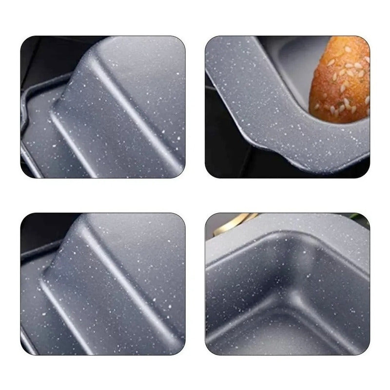 Molde Rectangular Antiadherente Moldes De Tortas Pan