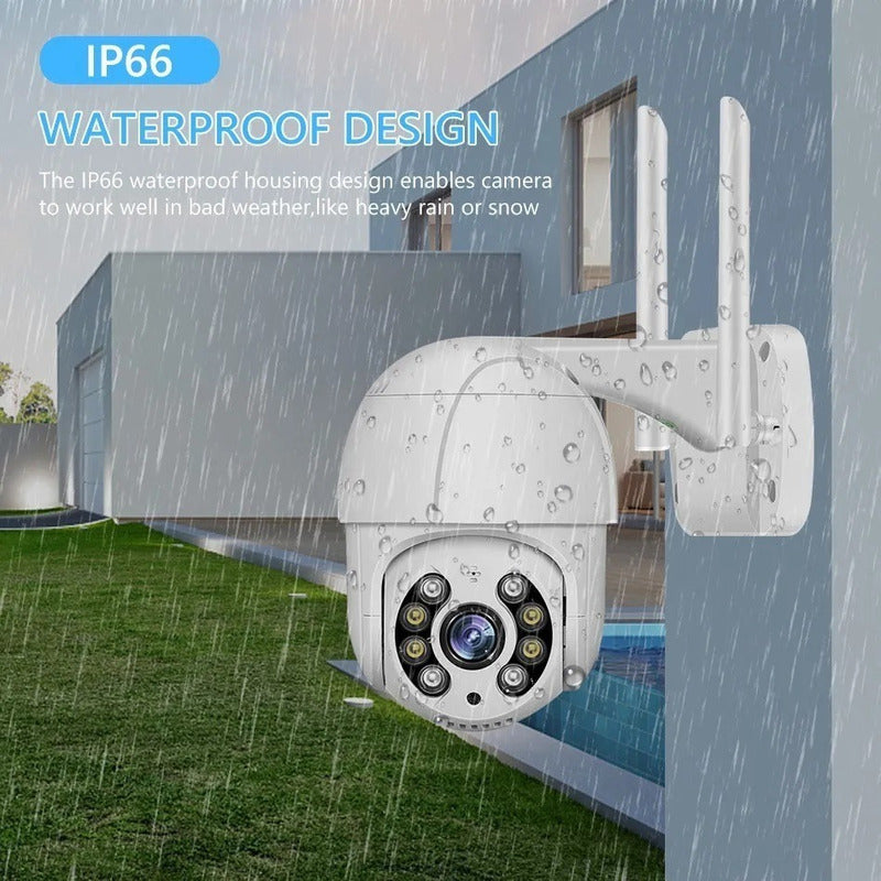 Camara Ip Interior Exterior Wifi Camaras De Seguridad Wifi Color Blanco