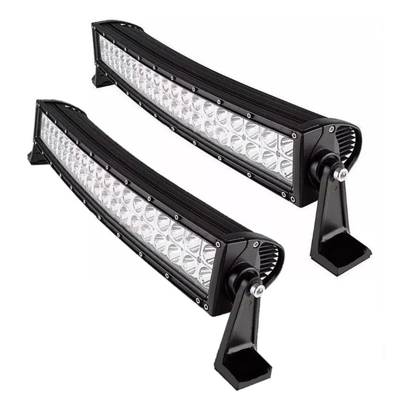 Pack X2 Barra Led 4x4 Barra Led Curva Barras Led 4x4 120w