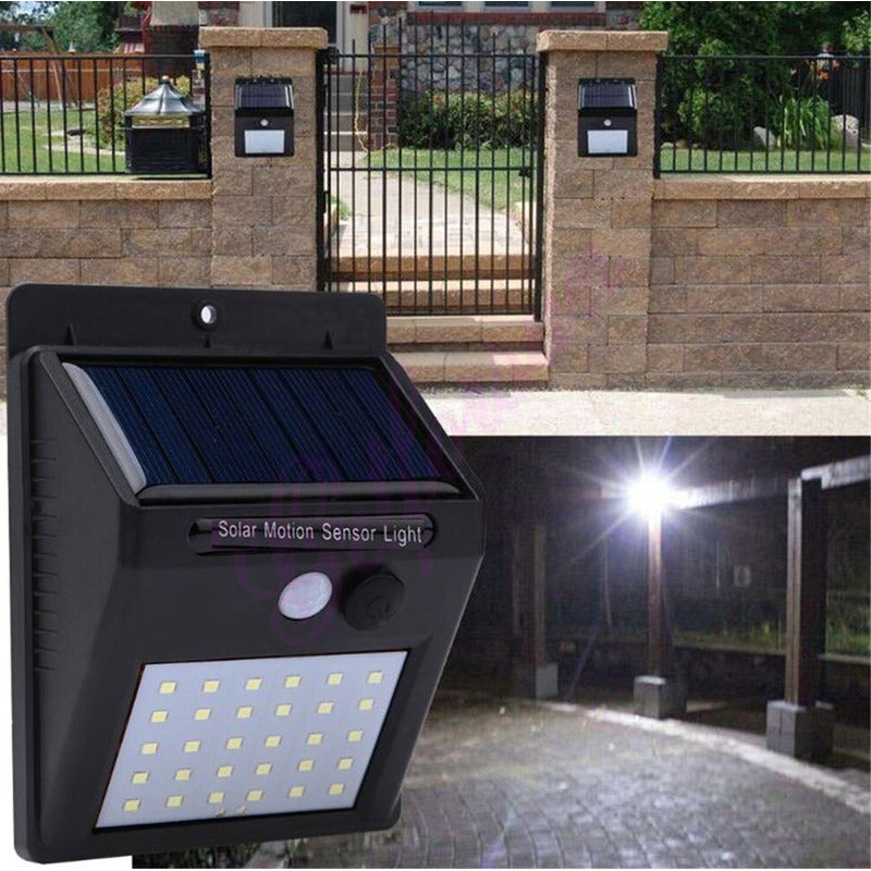 Pack X6 Focos Solares Jardin Focos Solares Exterior 30 Led