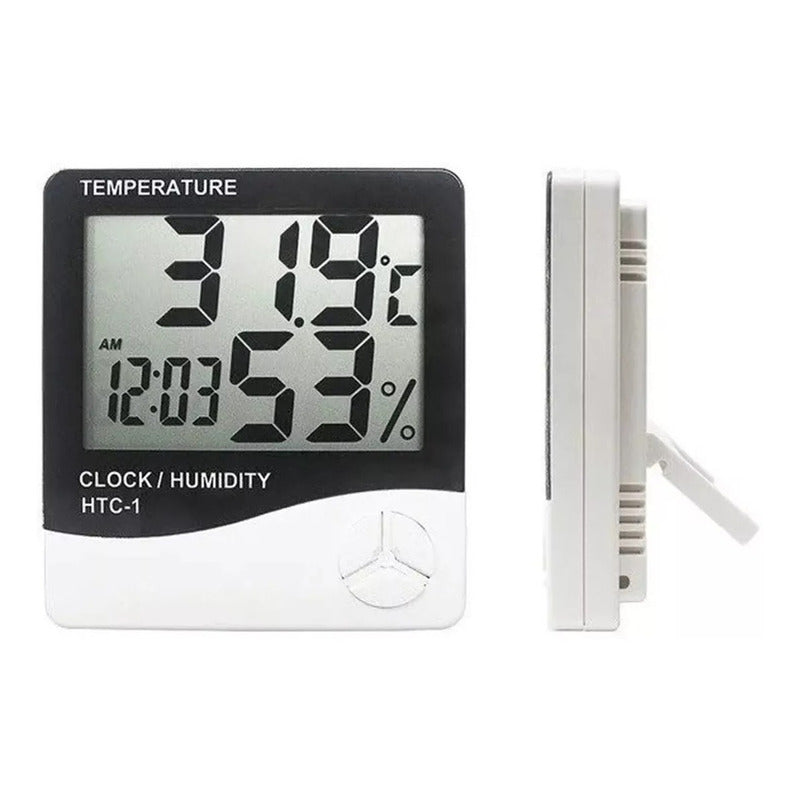Pack X2 Reloj Medidor De Humedad Termometro Higrometro Htc-1