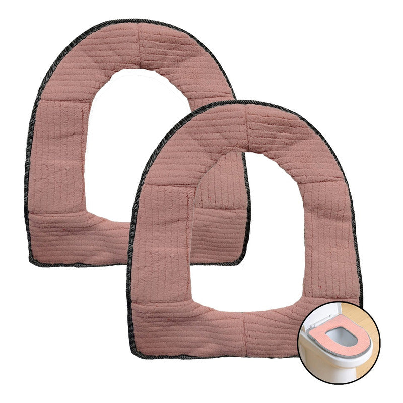 Pack X2 Funda Asiento Inodoro Cubierta Asiento Wc Funda Baño