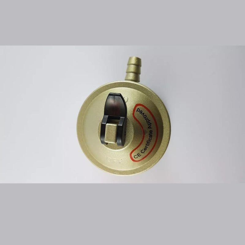 Kit Regulador Válvula De Gas Licuado+manguera Gas+abrazadera
