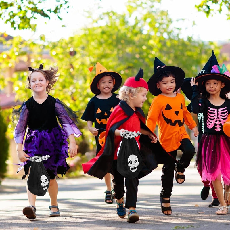 Pack X2 Bolsa Para Dulces Halloween Bolsa Dulces Fiestas