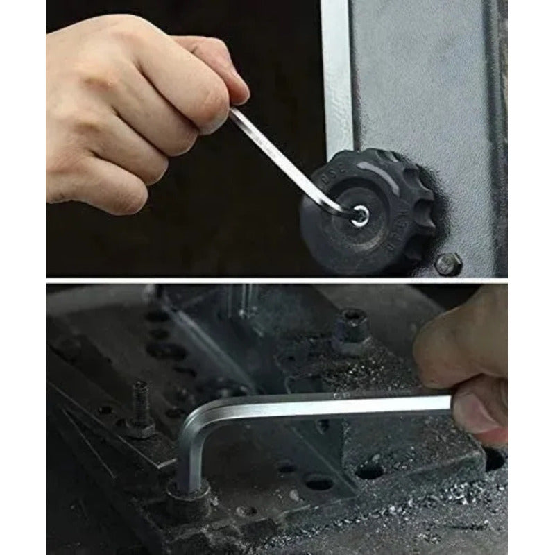 Llave Allen 9 Piezas Herramientas Carpinteria Auto Casa
