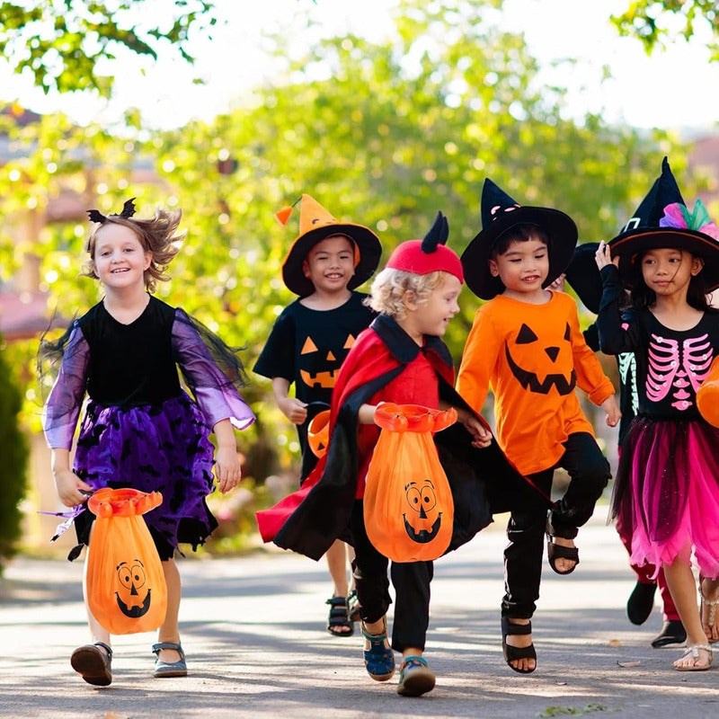 Pack X2 Bolsa Para Dulces Halloween Bolsa Dulces Fiestas