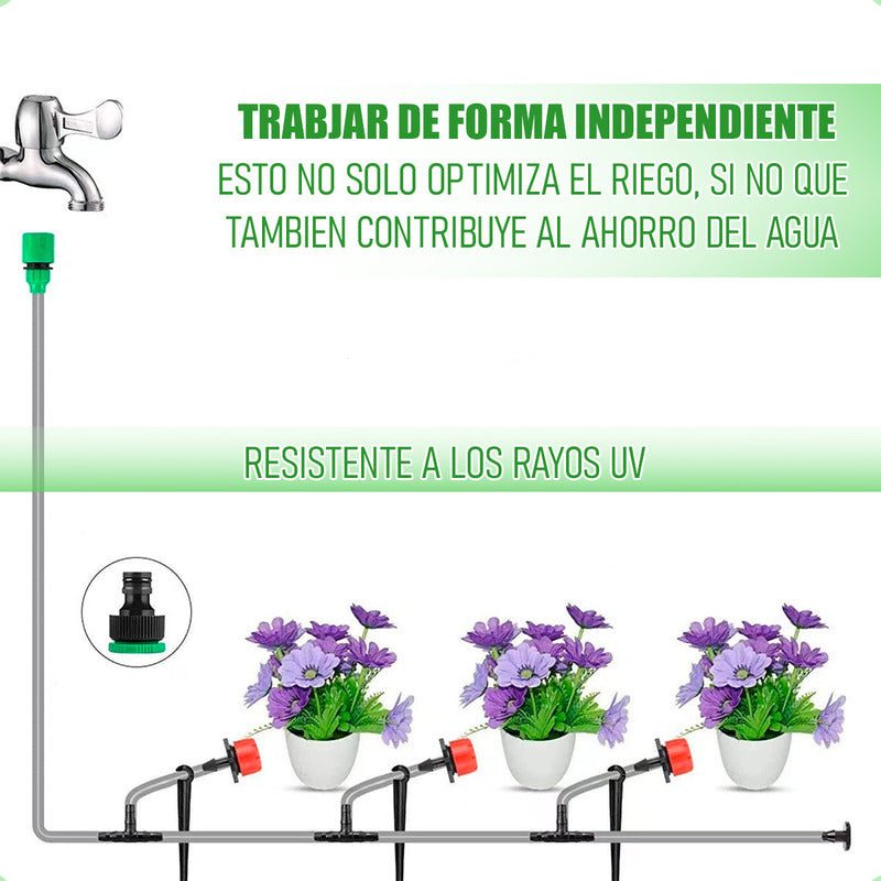 Sistema De Riego Kit Riego Automatico Riego Para Jardin Casa