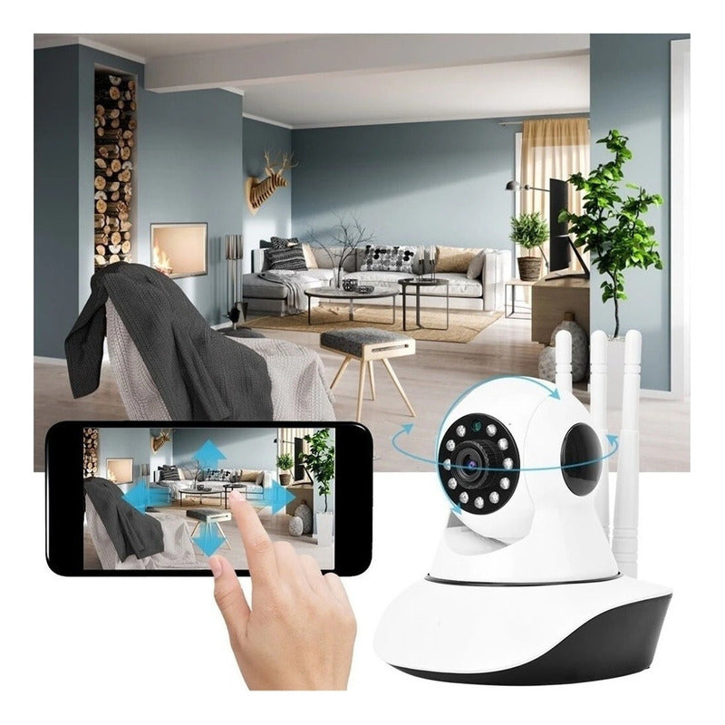 Cámaras De Seguridad Wifi Cámara Ip Cámara De Seguridad Wifi Color Blanco