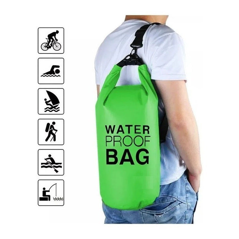 Bolso Seco Impermeable Mochila Camping 20 Litros Waterproof