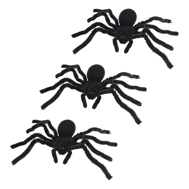 Pack X3 Decoracion Araña Grande Halloween Pack X3 Araña Inmensa Colgante Eventos Pack Araña Enorme Decorativa Color Negro X3 Arcashopping Araña Grande Decoracion Halloween Araña Decorativa Fiestas