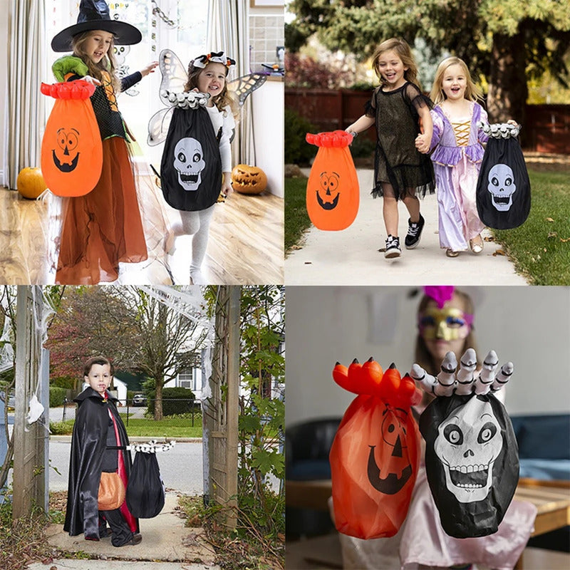 Pack X2 Bolsa Para Dulces Halloween Bolsa Dulces Fiestas